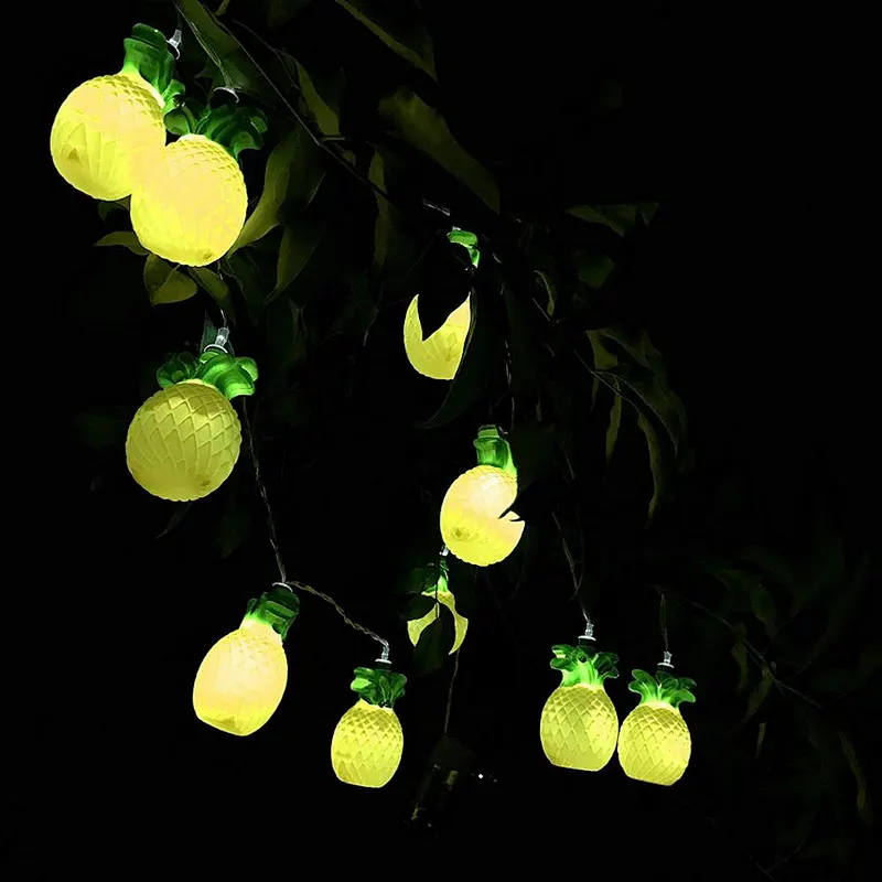 Pineapple Led String lights christmas holiday wedding decoration lights battery operated for gift