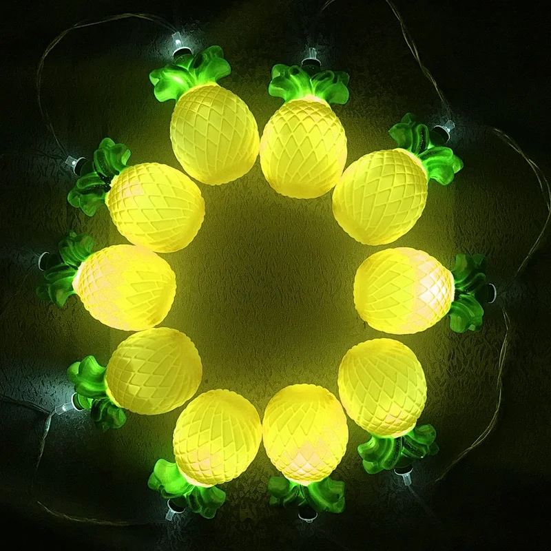 Pineapple Led String lights christmas holiday wedding decoration lights battery operated for gift