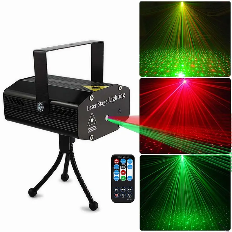 Mini remote control party laser light christmas lights