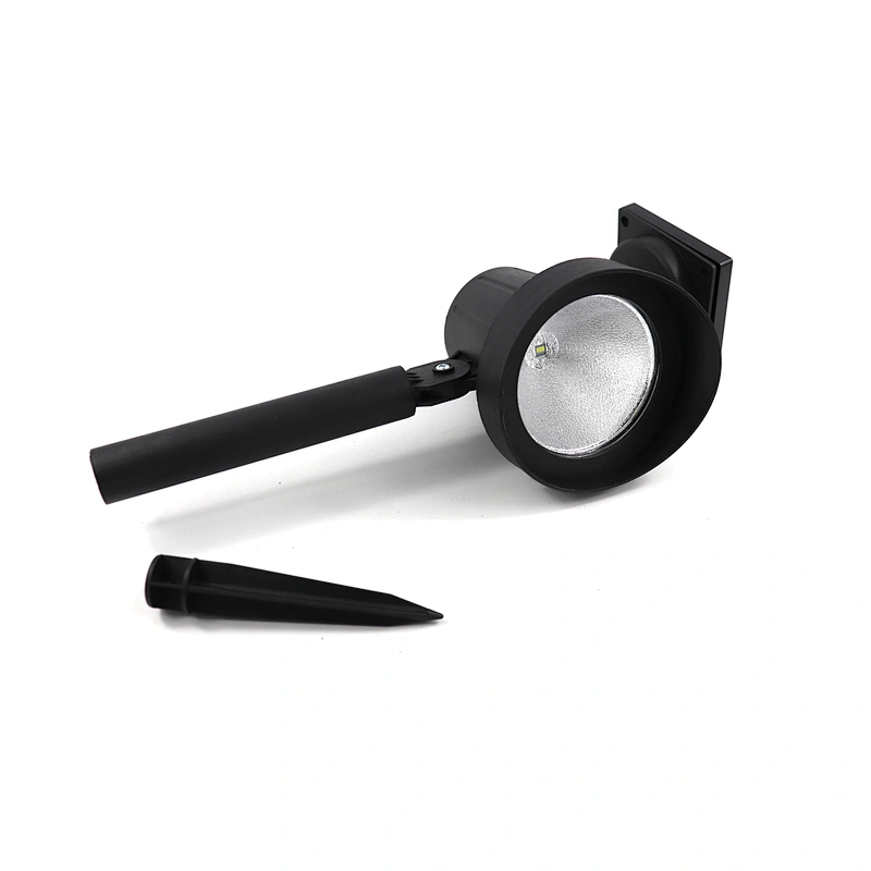 Solar Powered Lights (Set of 4)- LED Outdoor Stake Spotlight Fixture for Gardens, Pathways