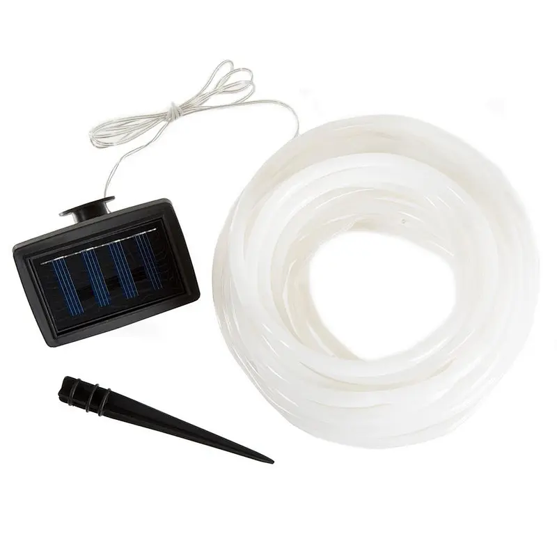 New product outdoor 5m solar rope light assorted colors for holiday