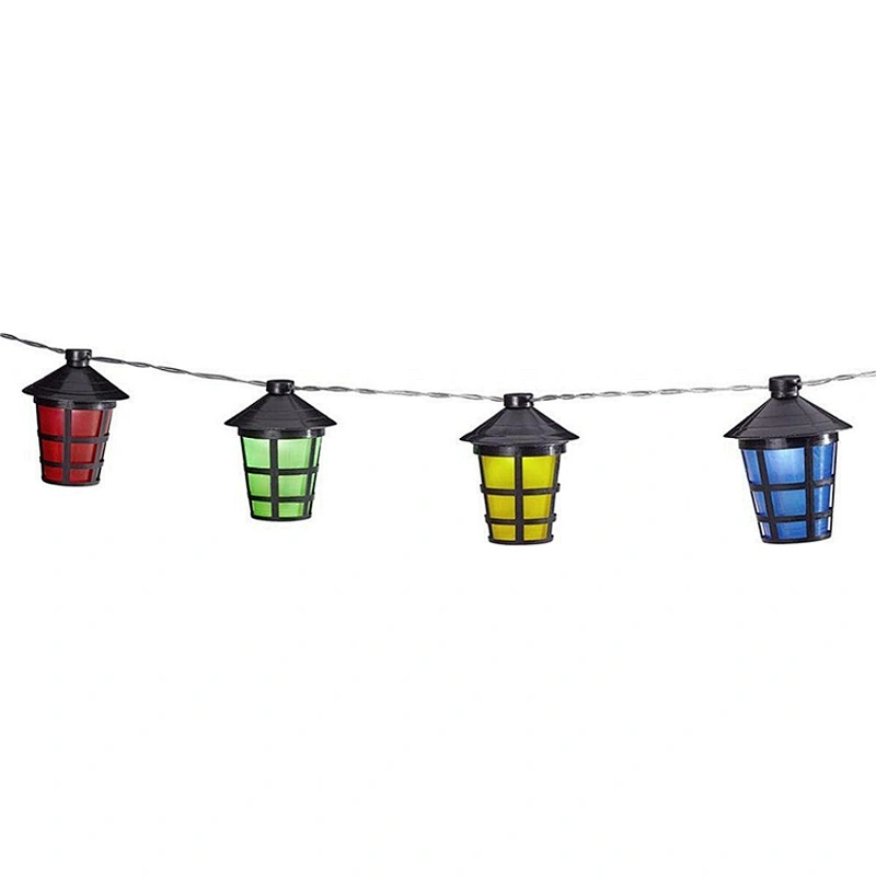 Party festival  Solar powered 10 LED lantern string lights