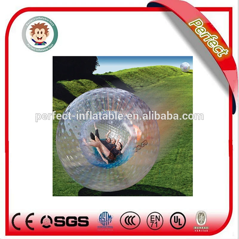 Factory price inflatable belly buddy bumper ball for adult
