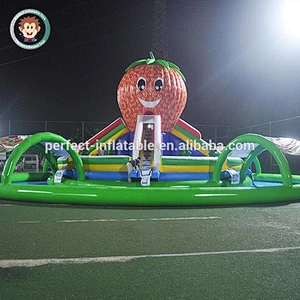 20m*20m*8m newest design slide pool amusement park inflatable water park equipment