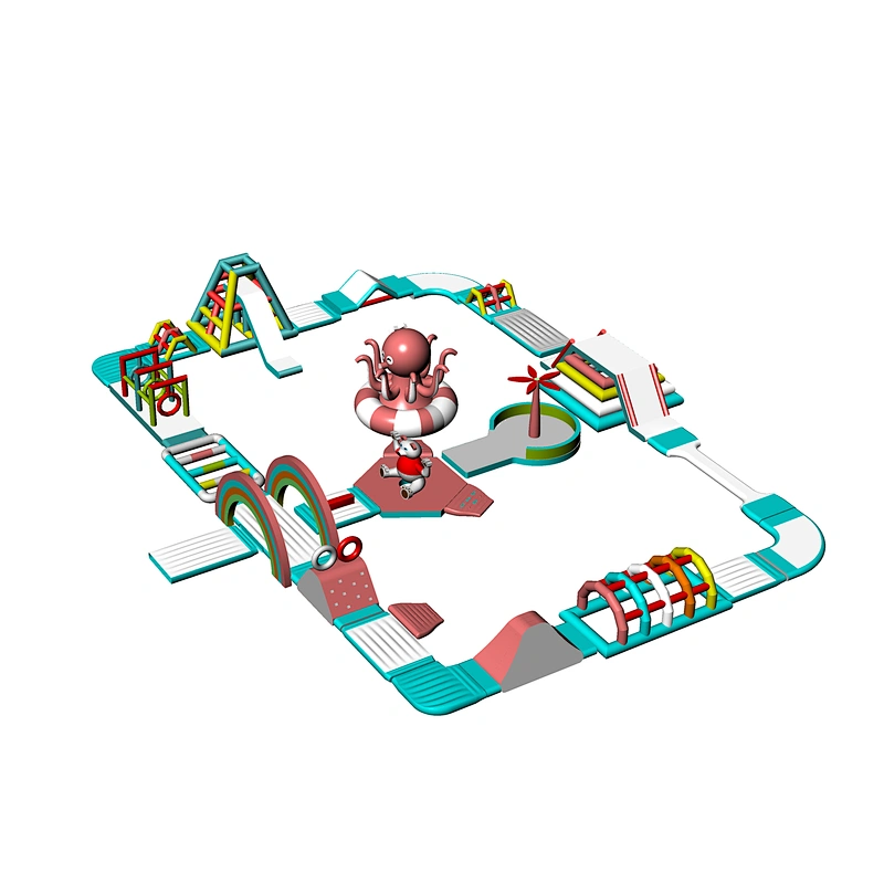 Perfect Toys Newest Pool Water Park Project Inflatable Water Park Design