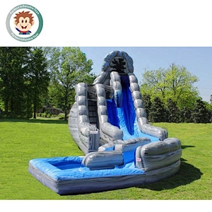 Perfect Inflatable Toys Commercial Outdoor Cheap Adult Size Inflatable Water Slide With Pool