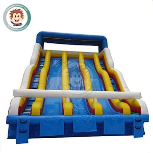 Outdoor Summer PVC Swimming Pool Inflatable Slide For Children And Adults