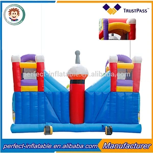 Guangzhou Perfect PVC inflatable castle inflatable fun city bounce house inflatable