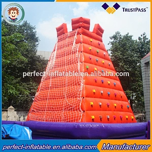 air inflatable rock mountain climbing wall inflatable rock hill climbing wall