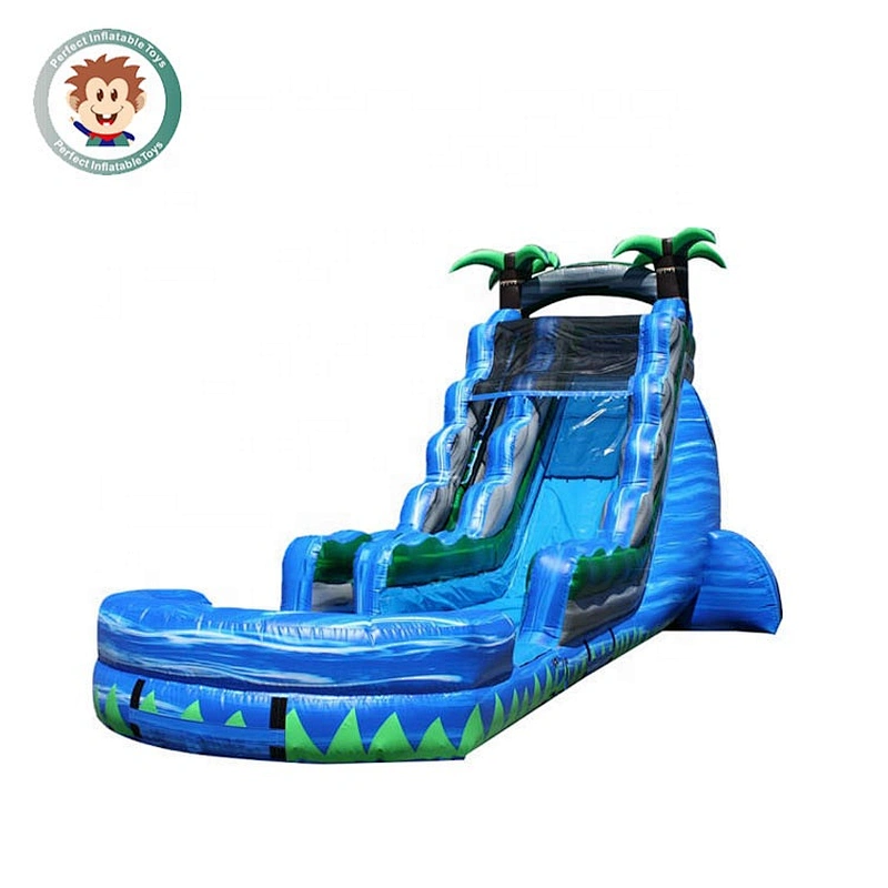 Perfect Inflatable Toys PVC tarpaulin Adults Size Water Pool Inflatable Outdoor Slides