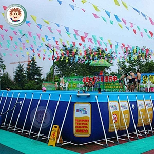 Best quality Metal Frame Blue Swimming Pool for children