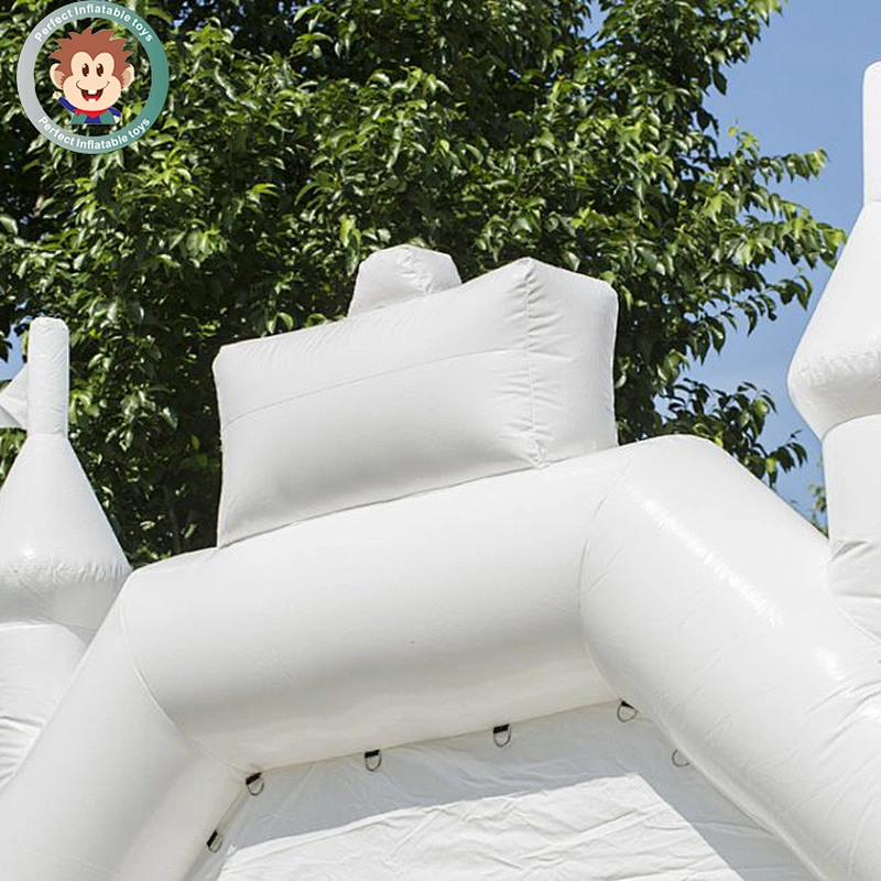Best quality white color jumping bouncer wedding inflatable bounce house for activity