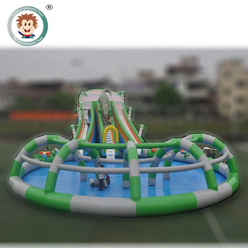 Perfect Inflatable Toys Cheap Price Amusement Park Equipment Inflatable Water Slide Pool