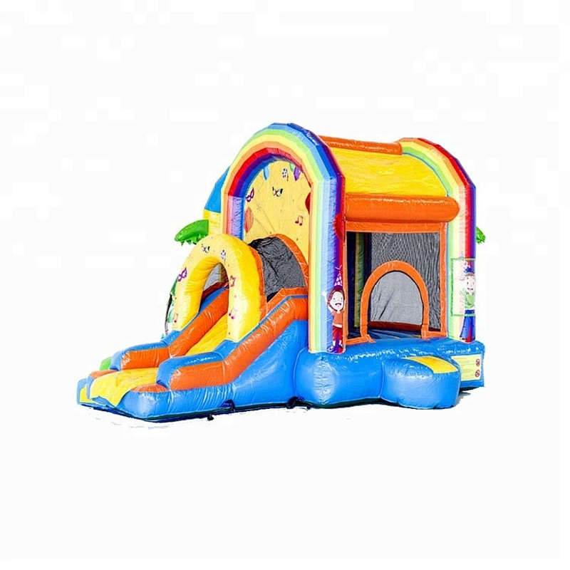 2017 new commercial bouncy castles inflatable castle for kids construction truck inflatable bounce house