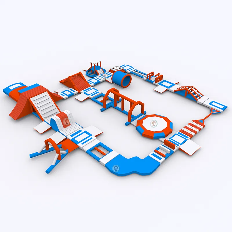 Cheaper price inflatable floating water park equipment for commercial