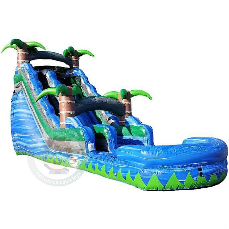Summer Outdoor  Large Water Park Used Fiberglass Water Slide For Sale