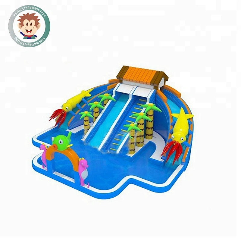 Outdoor water playground ,inflatable water park for kids