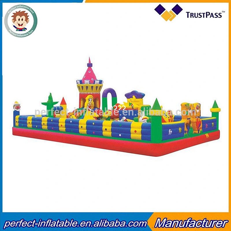 2017 Guangzhou inflatable bouncer castle inflatable jumping castles,colorful balloon inflatable fun city