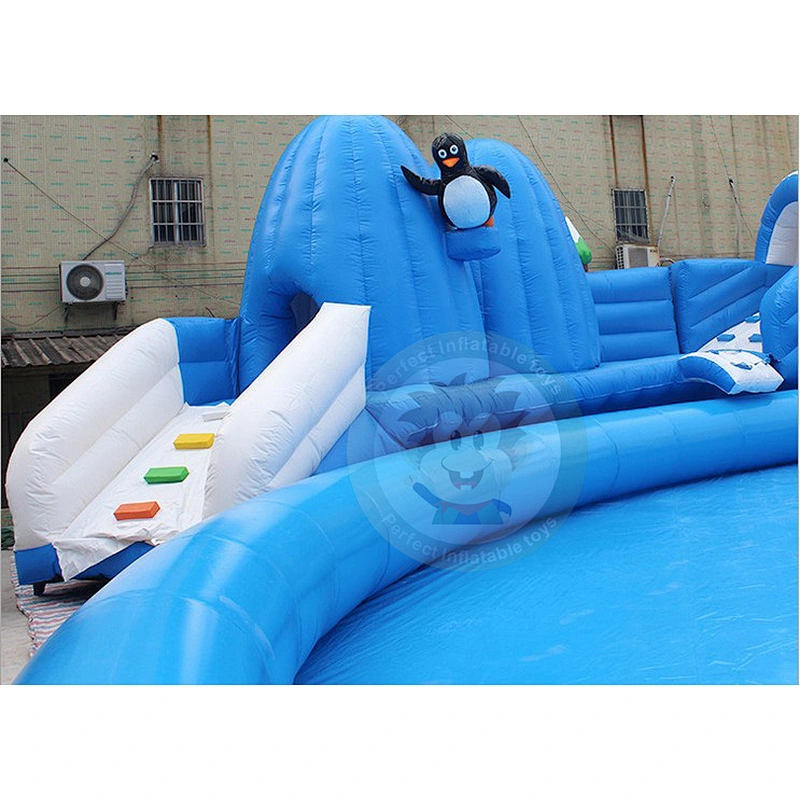 Summer Passion Water Park Inflatable Slide Swimming Pool With Fair Price