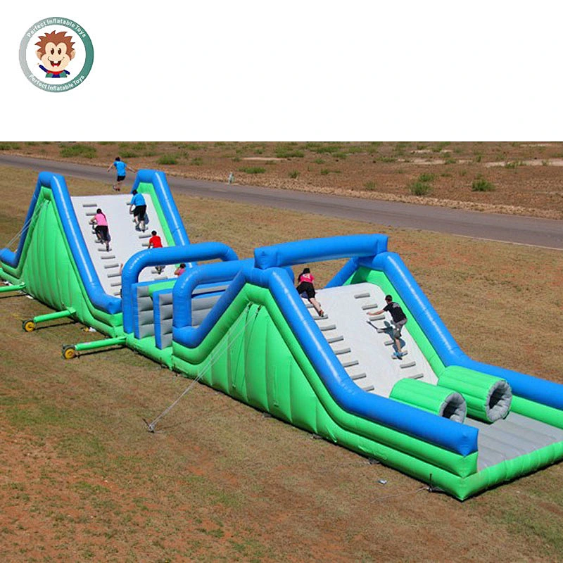 Top quality Inflatable obstacle course bouncer house dry slide for sale