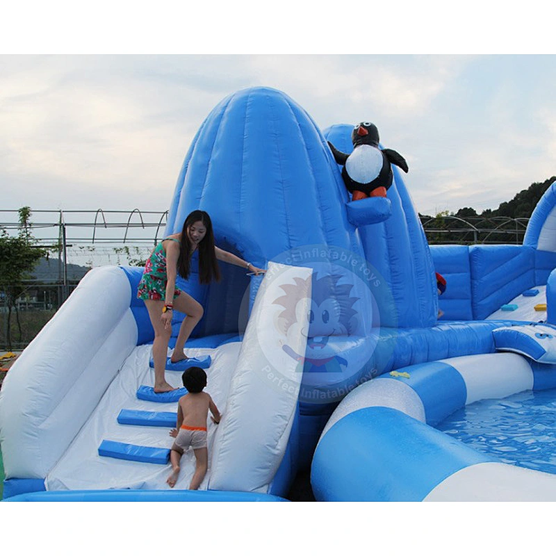 High Quality Customized Summer Giant Inflatable Water Pool Slide For Kids And Adults