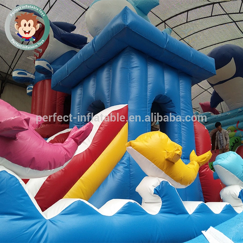 Kids Commercial Inflatable Jumping Bounce Slide Combo Mini Inflatable Bouncy Castle