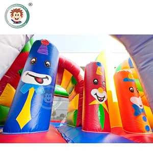 Perfect Inflatable Toys Cartoon Kids Combo Bounce House Castle Inflatable Bouncy Slide