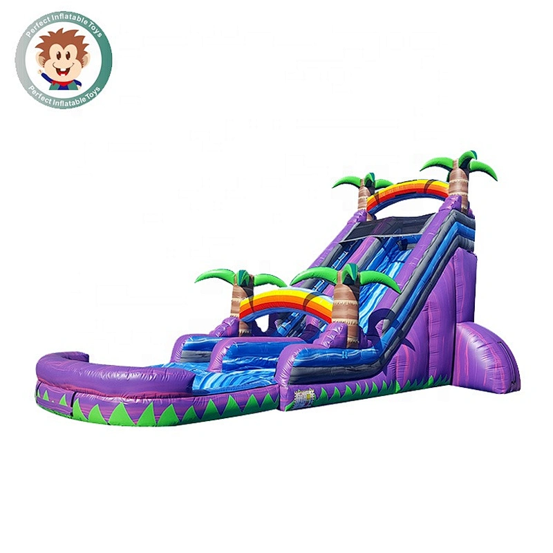 Perfect Inflatable Toys Hot Sale 0.55mm PVC Outdoor Inflatable Water Pool Slide For Adults