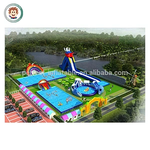 rainbow inflatable water slide for sale