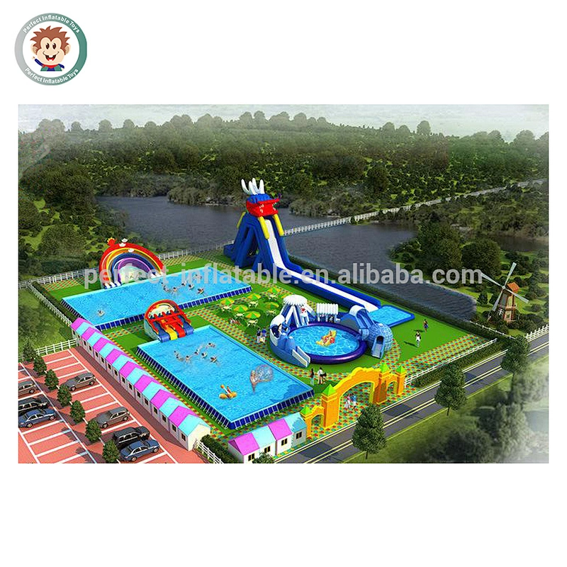 rainbow inflatable water slide for sale