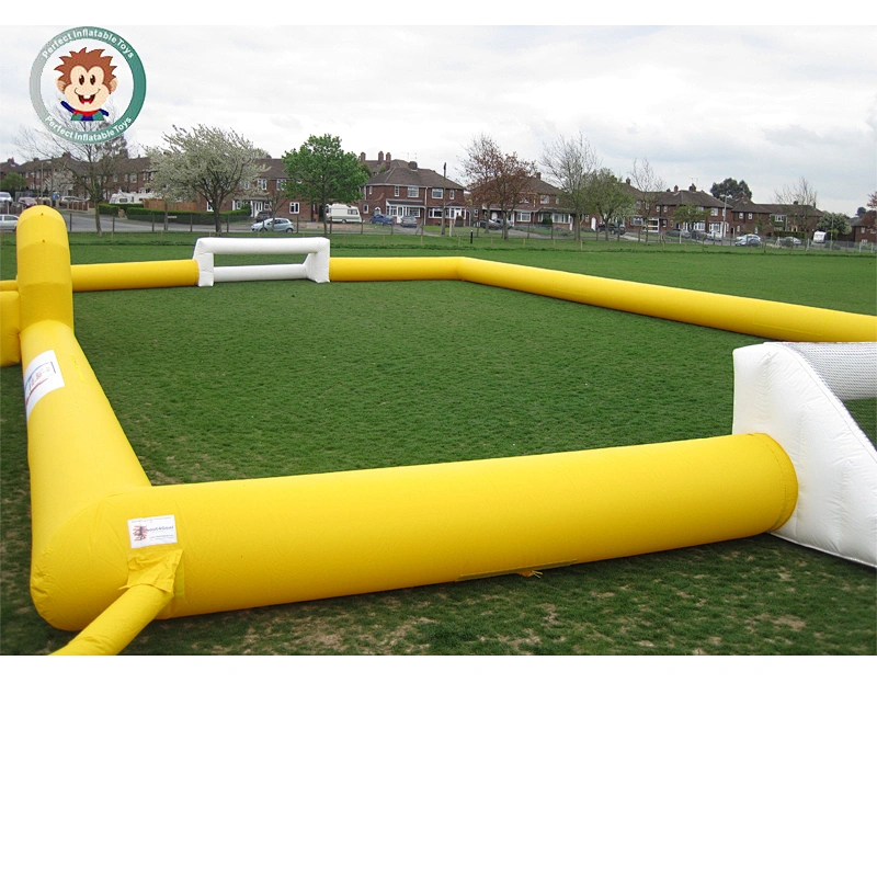 Hot sale inflatable soap football field inflatable soccer field for sport