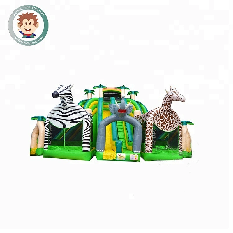 High quality PVC tarpaulin inflatable outdoor playground inflatable bouncer castle inflatable bouncy jumping kids
