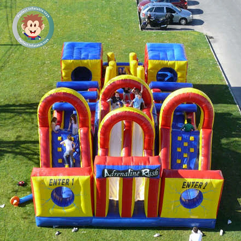 Perfect Inflatable Toys Outdoor Commercial Inflatable Adult Obstacle Course