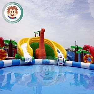 High Quality PVC Material Water Toy Inflatable Water Slides For Swimming Pool
