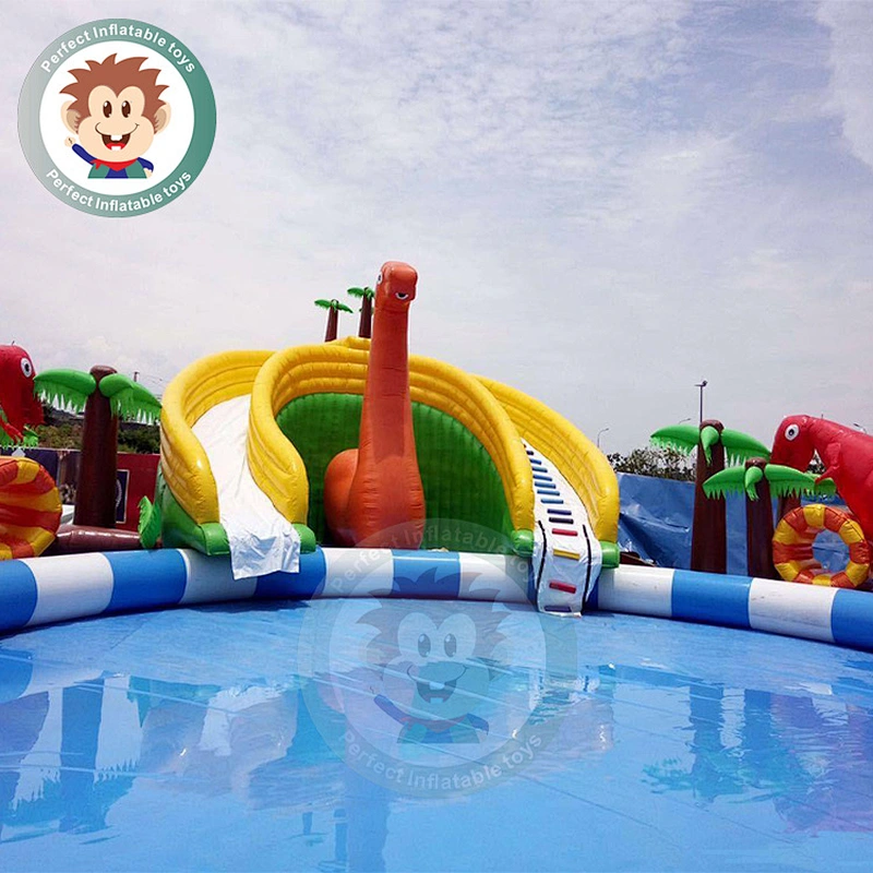 High Quality PVC Material Water Toy Inflatable Water Slides For Swimming Pool