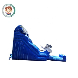 Perfect Inflatable Toys Kids Manufacturer Outdoor 0.55mm PVC Commerical Water Slide Inflatable