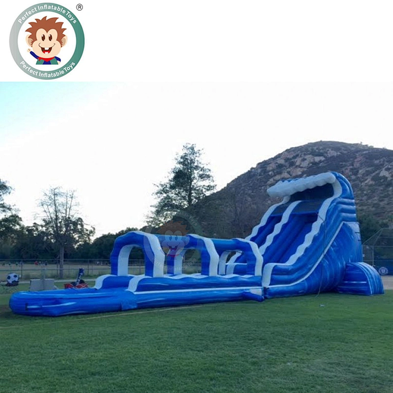 China Suppliers Custom Giant Commercial Kids Inflatable Water Slide With Pool
