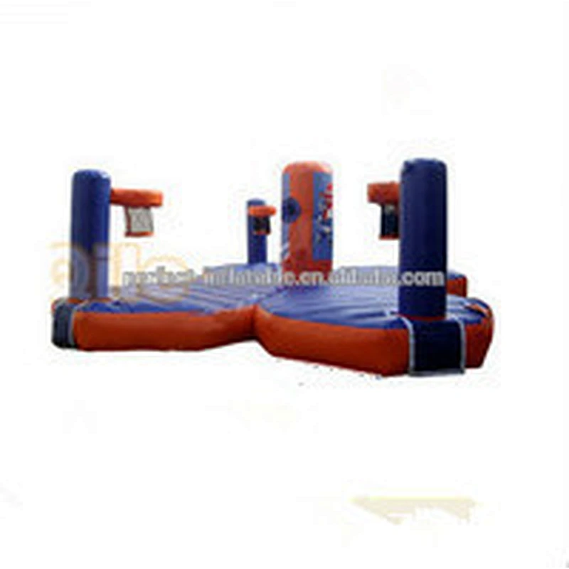 New arrival plastic basket hoop inflatable sports arena