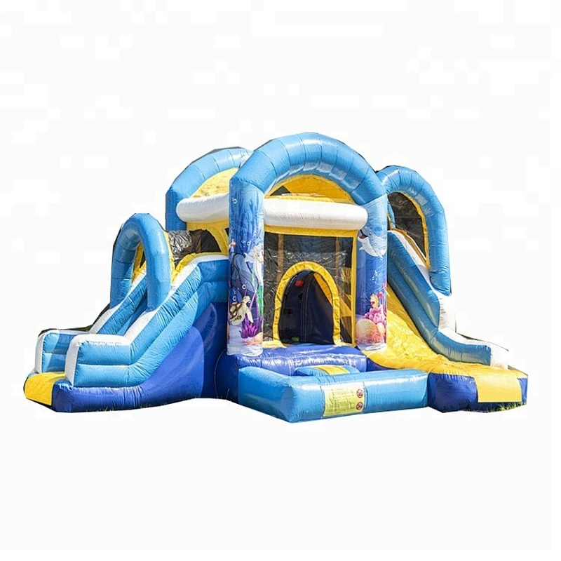 Good quality 0.55PVC inflatable castle for kids, inflatable outdoor playground