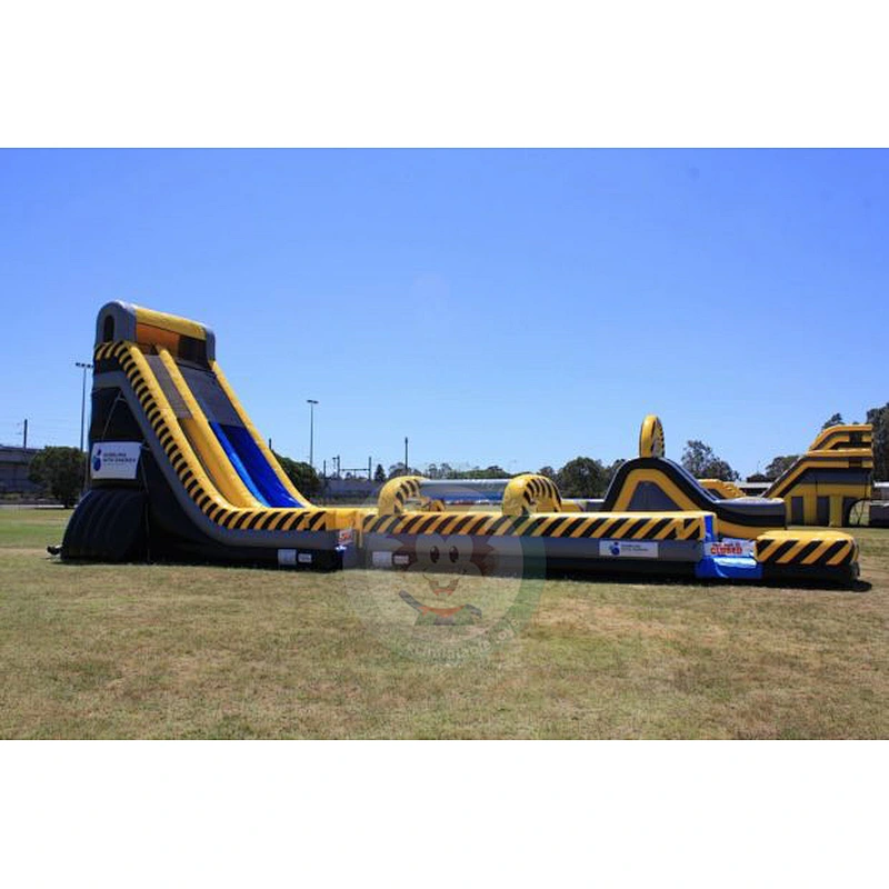 Perfect Price Professional Design Inflatable Water Slide With Pool For Kids