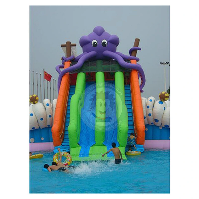 Hot Sale Large Commercial Grade Inflatable Water Slide For Inground Pool
