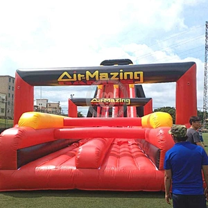 Sale cheap commercial giant large jumping bouncer park dry inflatable water slide for adult