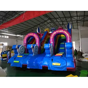 Used Southeast Asia country commercial inflatable water slide for kids