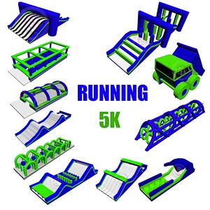 China Adults Insane 5K The Beast Sport Game Commercial Inflatable Obstacle Course Supplier For Sale