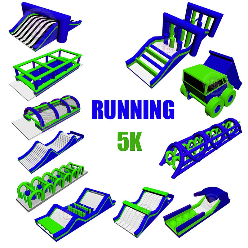 China Adults Insane 5K The Beast Sport Game Commercial Inflatable Obstacle Course Supplier For Sale