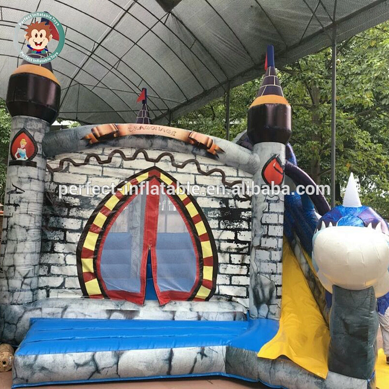 Hot sale inflatable Ajatar slide inflatable dragon quest bounce slide for commercial