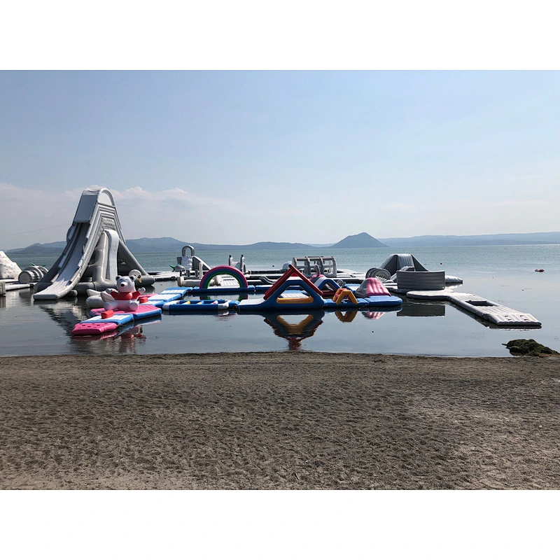 Perfect Toys Newest Pool Water Park Project Inflatable Water Park Design