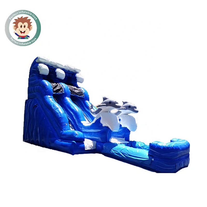 Perfect Inflatable Toys Kids Manufacturer Outdoor 0.55mm PVC Commerical Water Slide Inflatable