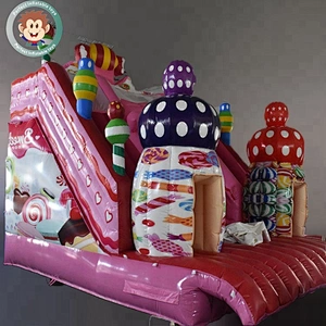 Hot sale 0.55mm PVC Outdoor KIds Size jumping bounce slide Park Equipment Inflatable Water Slide