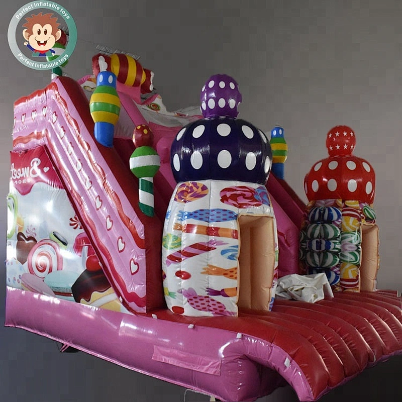 Hot sale 0.55mm PVC Outdoor KIds Size jumping bounce slide Park Equipment Inflatable Water Slide